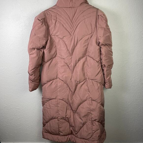 Vintage Mulberry‎ Street Parka Coat Pink Size 7/8 - Picture 2 of 9